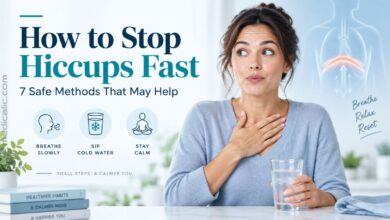 How to stop hiccups fast with simple remedies such as slow breathing and sipping cold water.